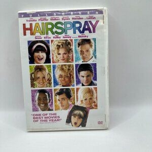 Hairspray DVD Fullscreen 2007 John Travolta Michelle Pfeiffer Zac Efron New Line